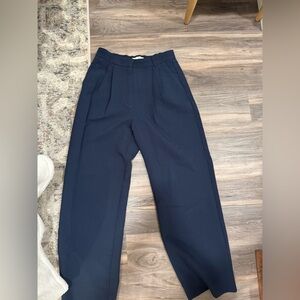 Abercrombie Navy High-Waisted Trousers